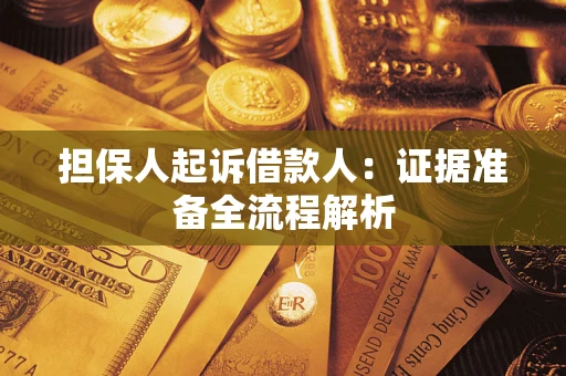 济南担保人起诉借款人：证据准备全流程解析