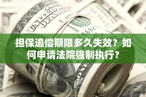 济南担保追偿期限多久失效？如何申请法院强制执行？