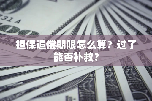 济南担保追偿期限怎么算？过了能否补救？