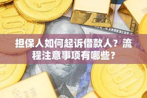 济南担保人如何起诉借款人？流程注意事项有哪些？